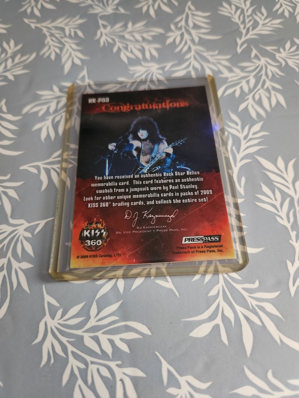 RockStar Relics Authentic Memorabilia Trading Cards - Picture 6 of 6